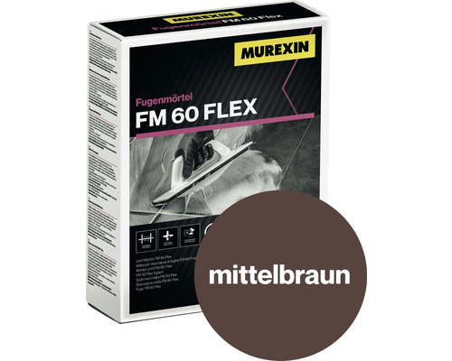 Fugenmörtel Murexin FM 60 Flex mittelbraun 2 kg-0