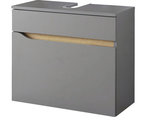 Waschbeckenunterschrank Pelipal Capri 53x60x33 cm ohne Waschbecken grau