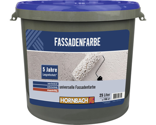 Hornbach Fassadenfarbe weiß 25 L