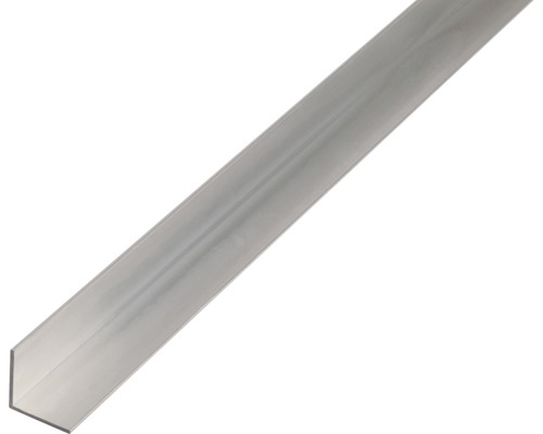 Winkelprofil Aluminium silber geschliffen 20 x 20 x 1,5 mm 1,5 mm , 1 m