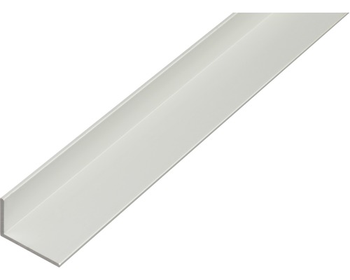 Winkelprofil Aluminium silber geschliffen 40 x 20 x 2 mm 2,0 mm , 1 m