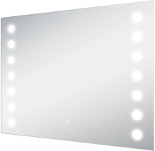 LED Badspiegel DSK Silver Hollywood eckig 80x60 cm-thumb-4