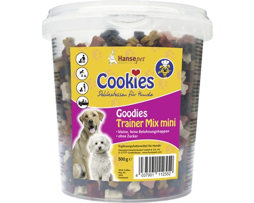 Hundesnack Cookies Goodies Trainer Mix Mini 500 g