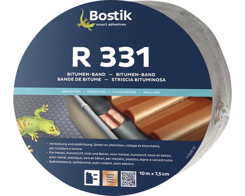 Bostik R 331 Bitumenband Kupfer selbstklebendes Dichtband 10 m x 7,5 cm