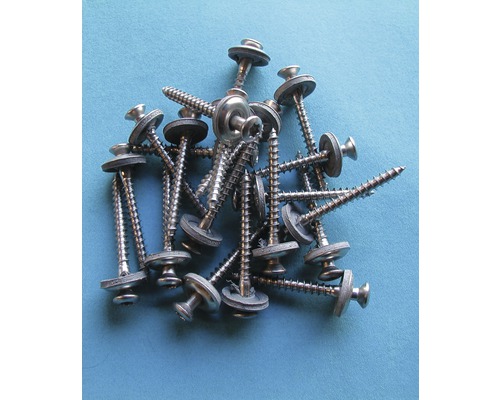 Spenglerschraube A2 mit Dichtscheibe 4,5 x 35 mm, 25 Stück