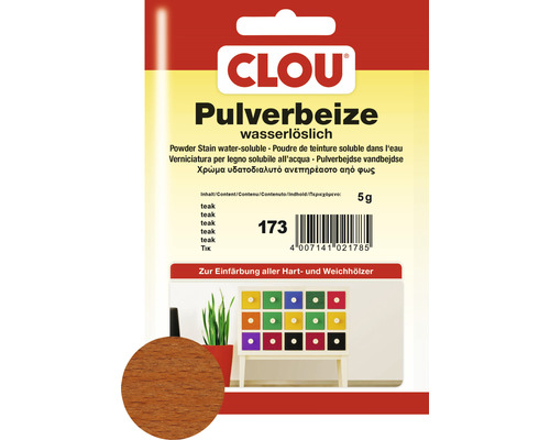 Clou Pulverbeize teak 5 g