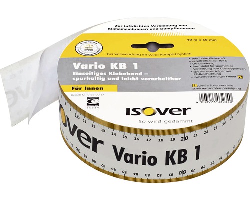 ISOVER Folienklebeband Vario® KB1 einseitig für innen 40 m x 60 mm