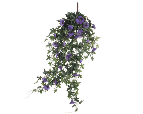 Hänge-Kunstblume Petunie Höhe: 15 cm violett