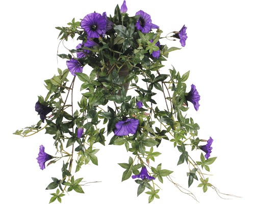 Hänge-Kunstblume Petunie Höhe: 25 cm violett