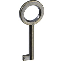 Schlüssel glatt, brüniert-thumb-0
