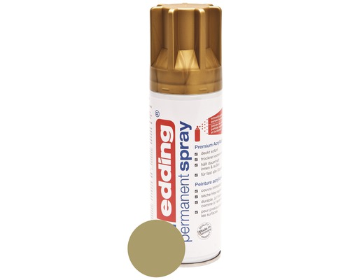 Permanent Spray edding reichgold seidenmatt 200 ml