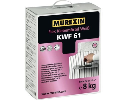 Flex-Klebemörtel KWF61 Murexin weiß 8kg