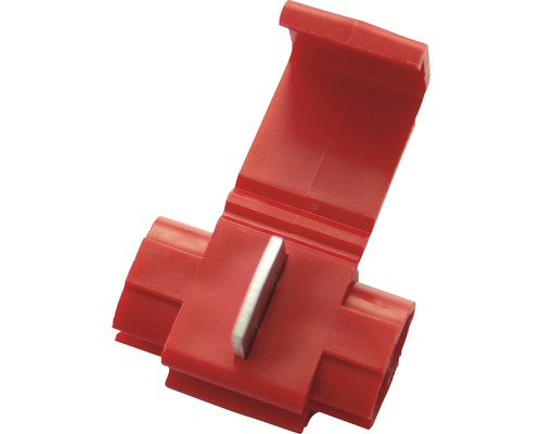 Kabelabzweiger 100 Stück Schnellverbinder Set rot lötfrei für Kabel von 0,5-1mm² Abzweigverbinder 