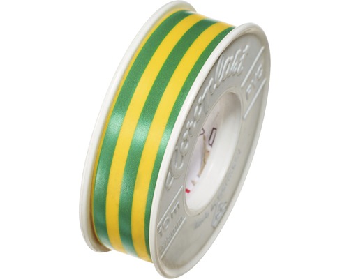 Isolierband Coroplast 15 mm x L 10 m gelb/grün-0