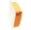 Hohlwand-Abzweigkasten mit Deckel H 165 x B 165 x T 72 mm orange/weiß