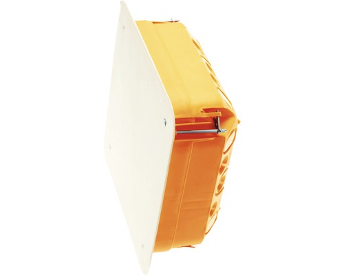Hohlwand-Abzweigkasten mit Deckel H 165 x B 165 x T 72 mm orange/weiß
