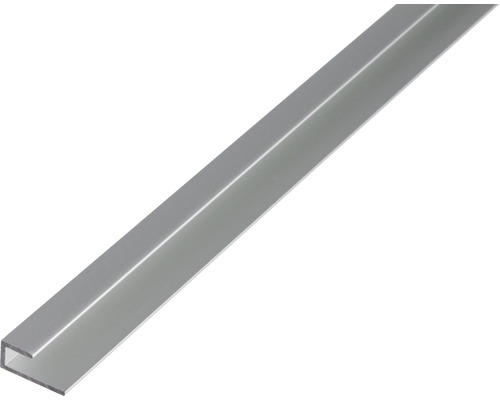 Abschlussprofil Aluminium silber 20 x 9 x 10 mm 1,5 mm , 1 m-0