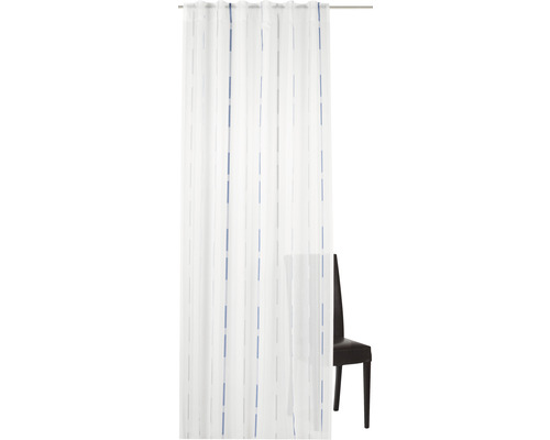Vorhang mit Band Calypso blau 140x255 cm