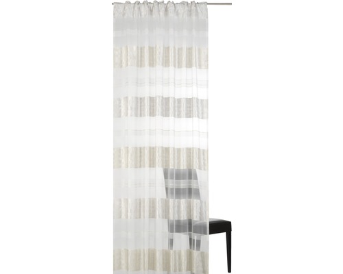 Vorhang mit Band Dacapo Stripe weiß 140x255 cm