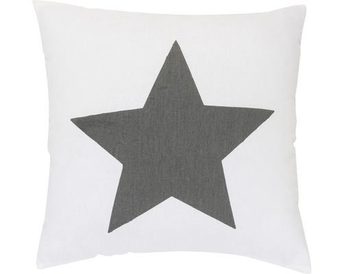 Dekokissen Big Star grau 45x45 cm-0
