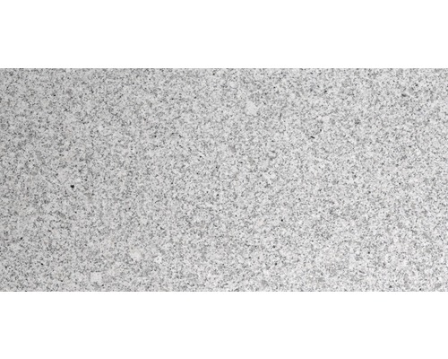 Naturstein Bodenfliese Granit 30,5x61,0 cm grau gebürstet geflammt