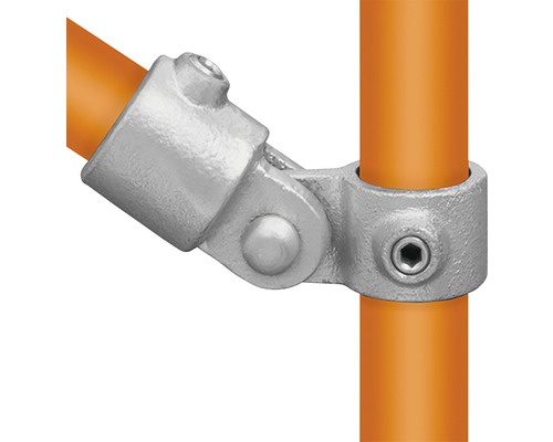 Gelenkstück Rohrverbinder für Gerüstholz-Stahlrohr Ø 33 mm