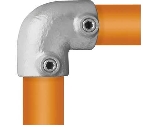 Winkelstück Rohrverbinder 90° für Gerüstholz-Stahlrohr Ø 33 mm