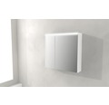 LED-Spiegelschrank Baden Haus Nizza 2-türig 70x67x15 cm weiß