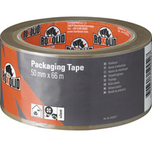 ROXOLID Packaging Tape Packband PVC braun 5 cm x 66 m-thumb-0