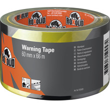 ROXOLID Warning Tape Warnband schwarz/gelb 60 mm x 66 m-thumb-0