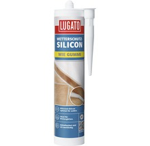 Lugato Wetterschutz-Silikon Wie Gummi aluminium 310 ml-thumb-0
