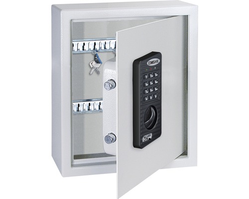 Schlüsseltresor Rottner Key Code 200 lichtgrau, Außenmaß: B, H, T: 245x300x100 mm, Elektronikschloss