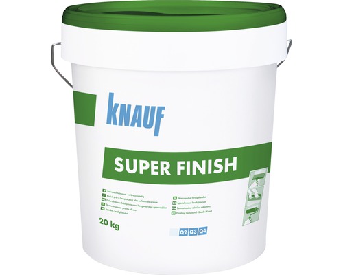 Feinspachtelmasse Knauf Super Finish weiß 20 kg verbrauchsfertig