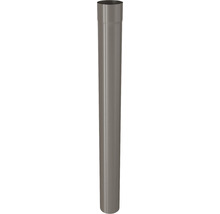 Zambelli Fallrohr Stahl rund Sepiabraun RAL 8014 NW 100 mm 2000 mm-thumb-0