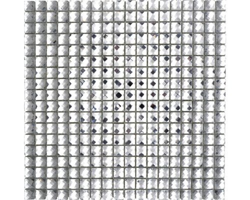 Glasmosaik XCM SV827 30,0x30,0 cm weiß