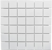 Keramikmosaik Quadrat CD 102 30,0x30,0 cm weiß-thumb-0