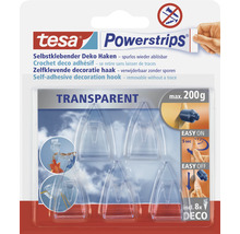 tesa Powerstrips selbstklebender Dekohaken 5 Haken / 8 Strips-thumb-0