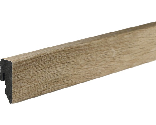 PVC-Sockelleiste Eiche creme 15x38,5x2400 mm