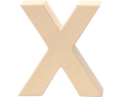 Buchstabe X Pappe 17,5x5,5 cm-0