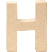 Buchstabe H Pappe 17,5x5,5 cm-thumb-0