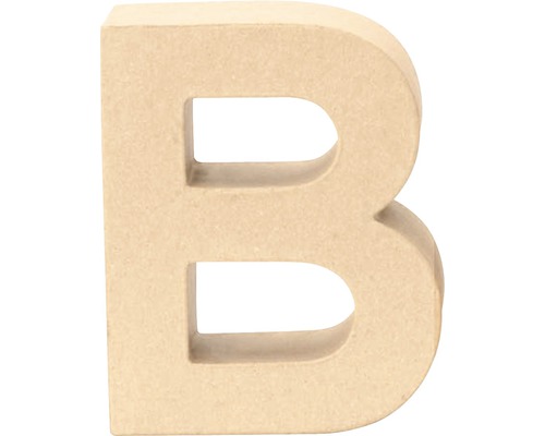 Buchstabe B Pappe 17,5x5,5 cm