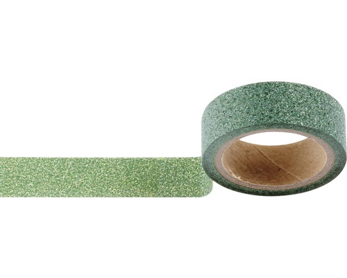 Klebeband Washi Tape 15 mm x 5 m grün