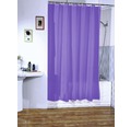 Duschvorhang 180x200 cm weiß violett