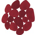 Anti-Rutsch-Sticker Kiesel 12,2x13 cm 4 Stück rot