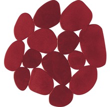 Anti-Rutsch-Sticker Msv Kiesel 12,2x13 cm 4 Stück rot-thumb-0
