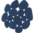 Anti-Rutsch-Sticker Kiesel 12,2x13 cm 4 Stück blau