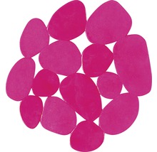 Anti-Rutsch-Sticker Msv Kiesel 12,2x13 cm 4 Stück pink-thumb-0