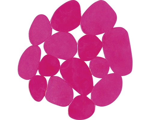 Anti-Rutsch-Sticker Msv Kiesel 12,2x13 cm 4 Stück pink-0