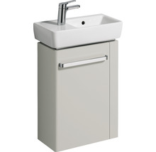 Waschbeckenunterschrank Geberit Renova Compact 60,4x44,8x22,2 cm Türanschlag links ohne Waschbecken grau-thumb-3