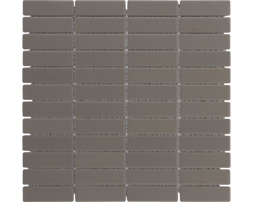 Feinsteinzeugmosaik 28,6x29,5 cm grau